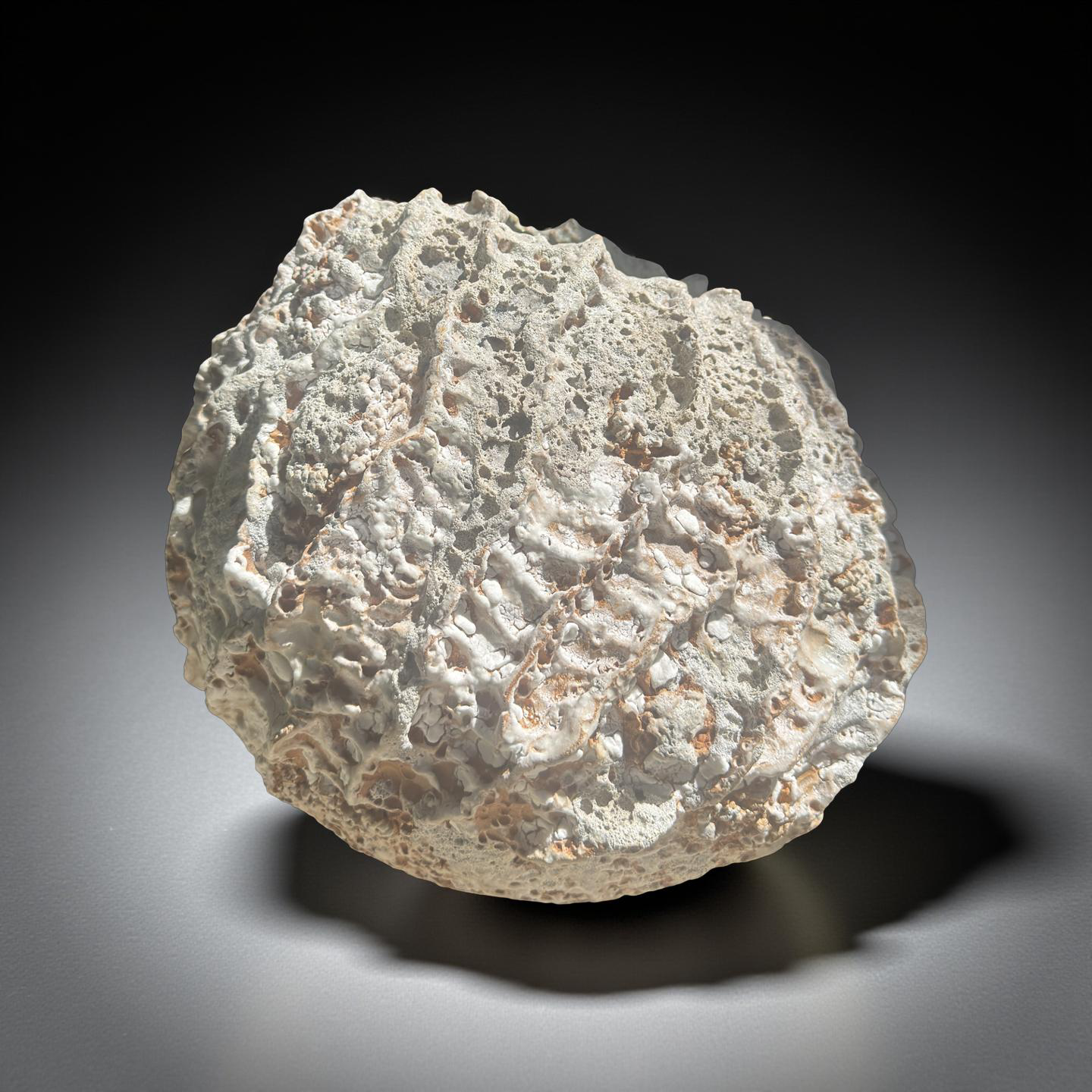 Textured Ceramic Sculpture Vessel – Organic Lava Form