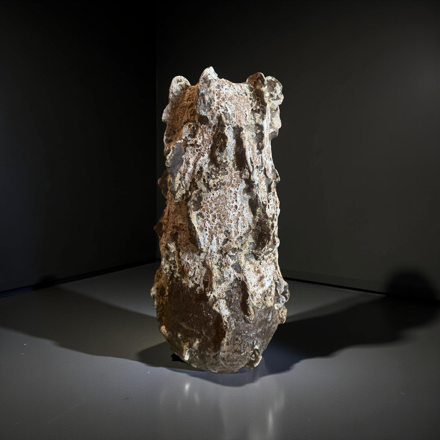 Lava Rock Ceramic Vase – Volcanic Textured Vessel