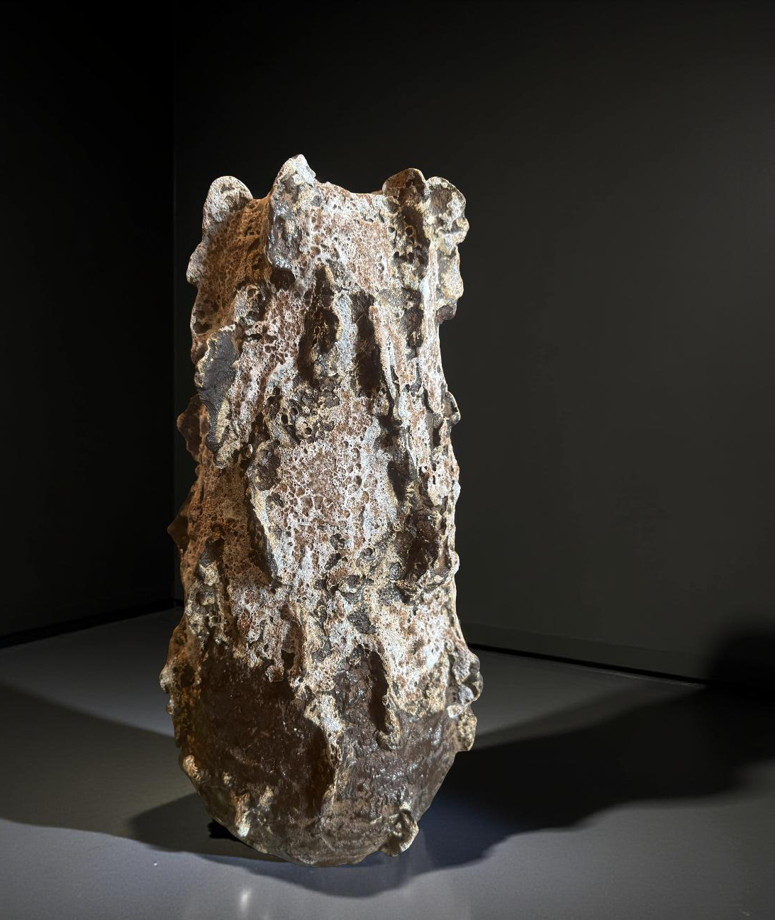 Lava Rock Ceramic Vase – Volcanic Textured Vessel