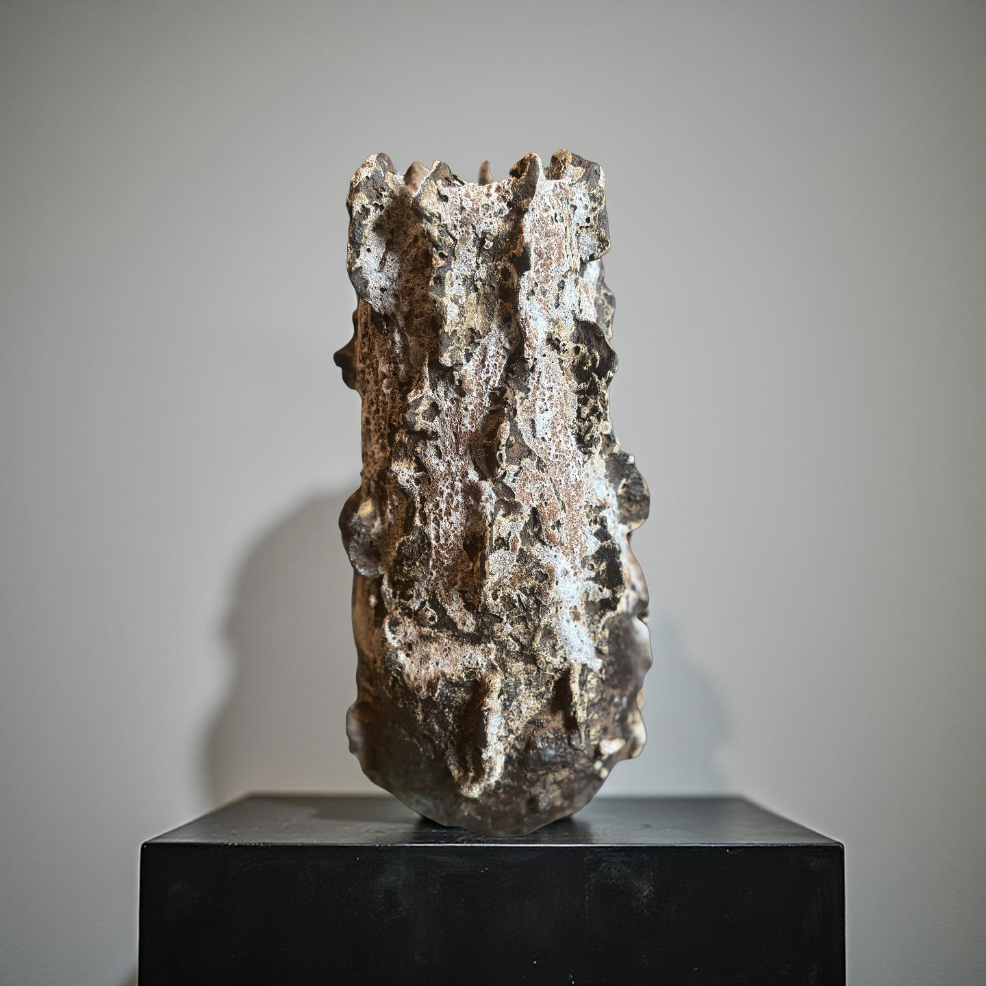 Lava Rock Ceramic Vase – Volcanic Textured Vessel