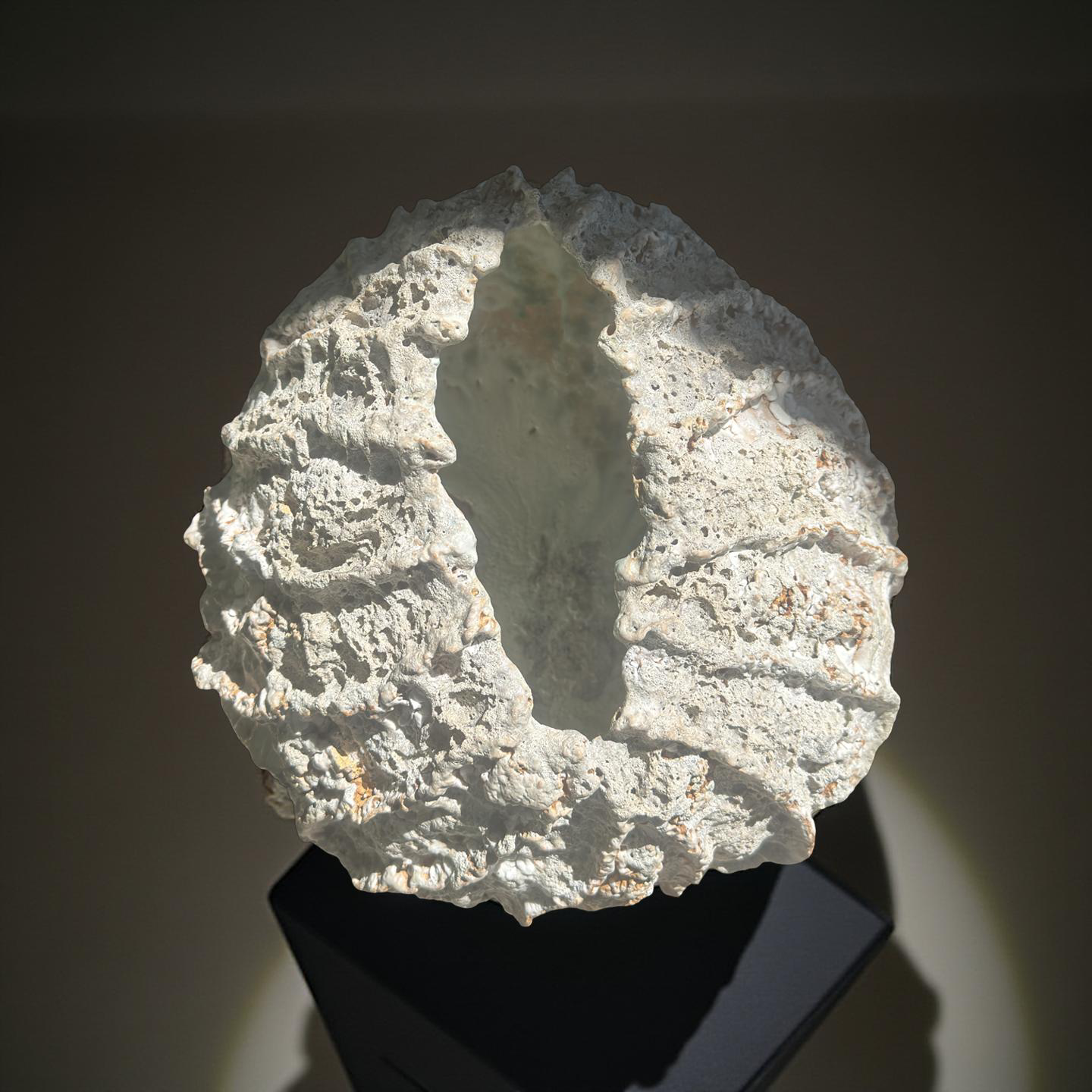 Textured Ceramic Sculpture Vessel – Organic Lava Form