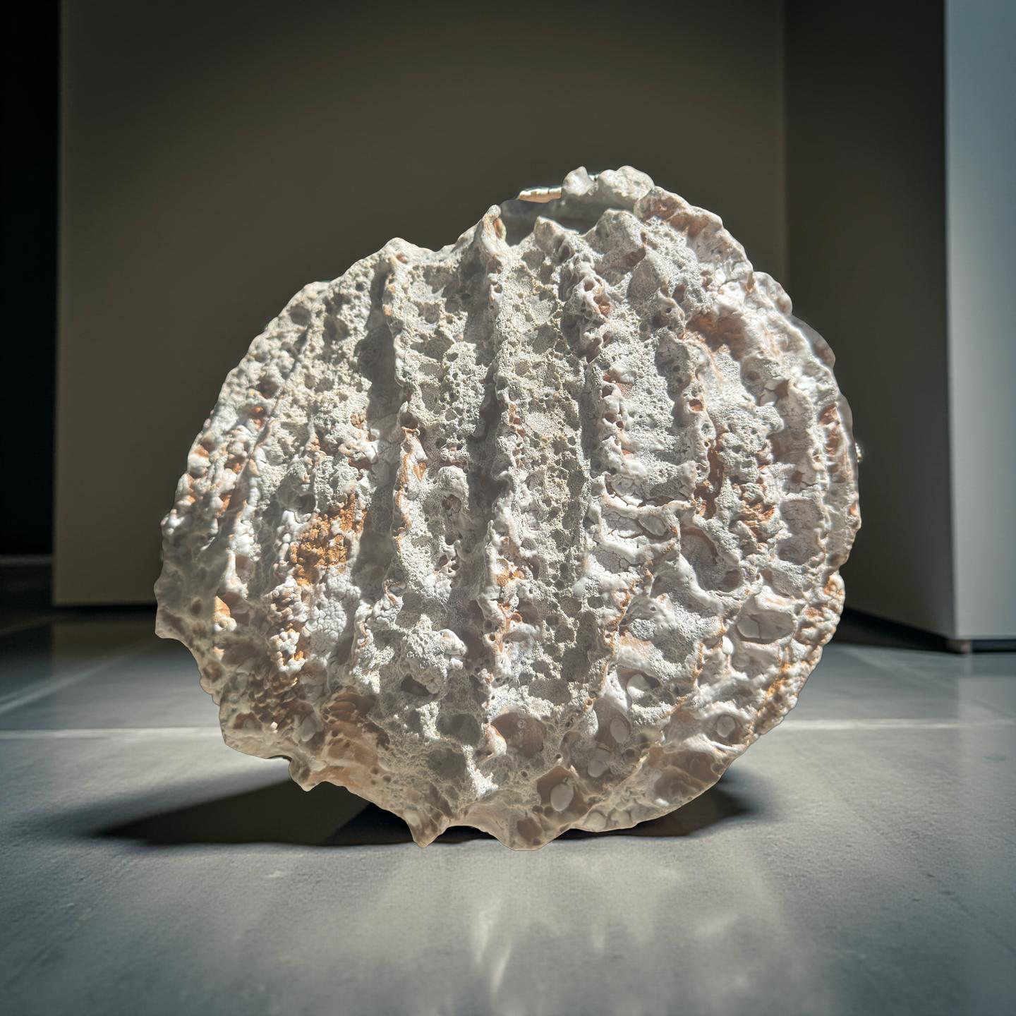 Textured Ceramic Sculpture Vessel – Organic Lava Form