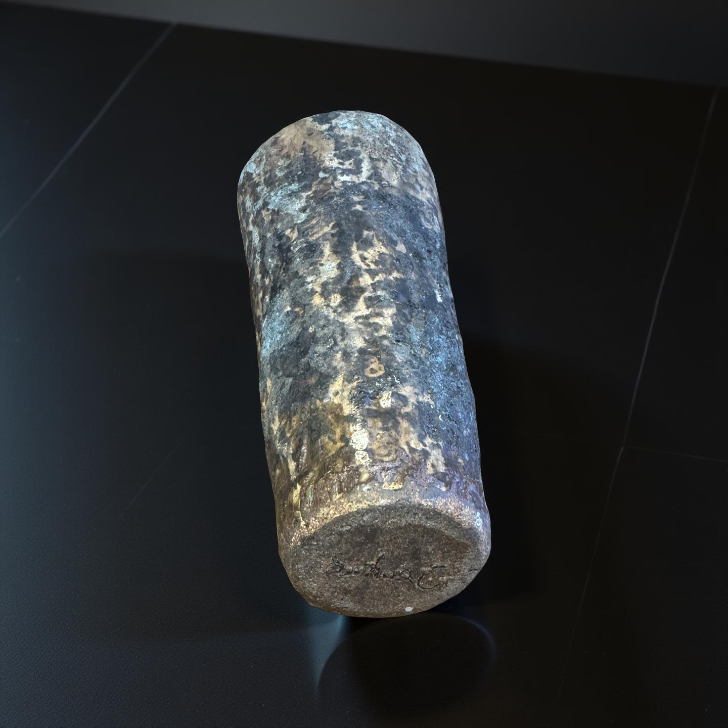 Volcanic Textured Ceramic Vase | Hand-built Sculptural Vessel | Earth-fired Surface, Organic Form, One-of-a-Kind Art Object