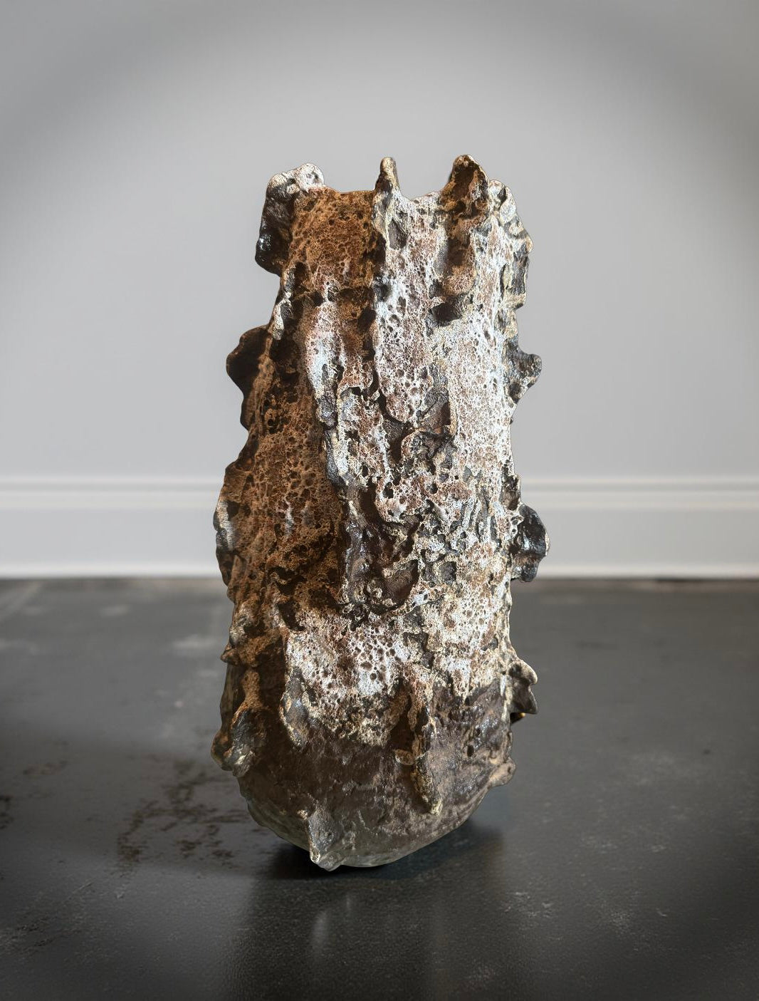 Lava Rock Ceramic Vase – Volcanic Textured Vessel