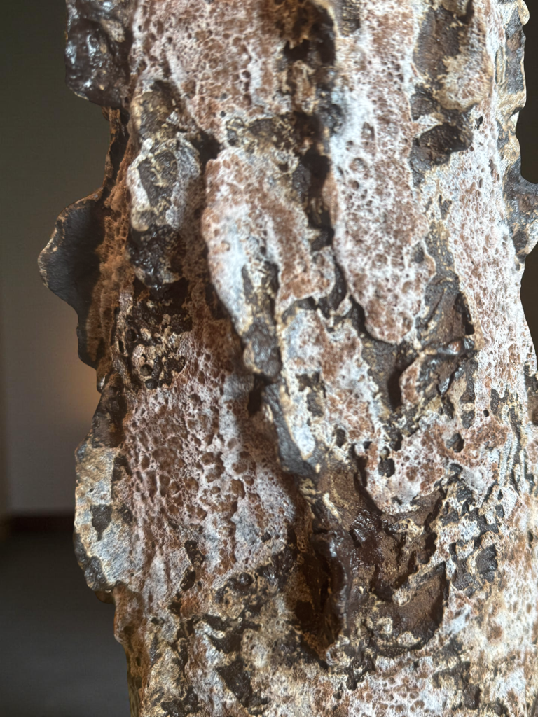 Lava Rock Ceramic Vase – Volcanic Textured Vessel